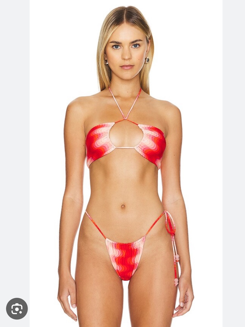 NWT Devon Windsor Louisa Bikini in raspberry rose size M